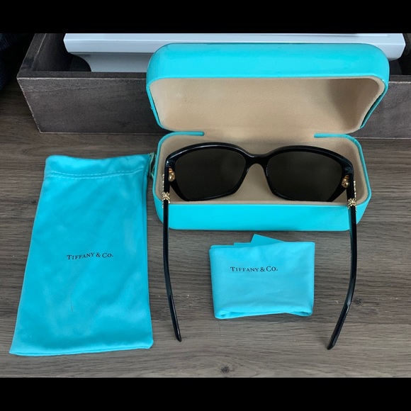 Tiffany & Co. Accessories - Tiffany and Co black sunglasses